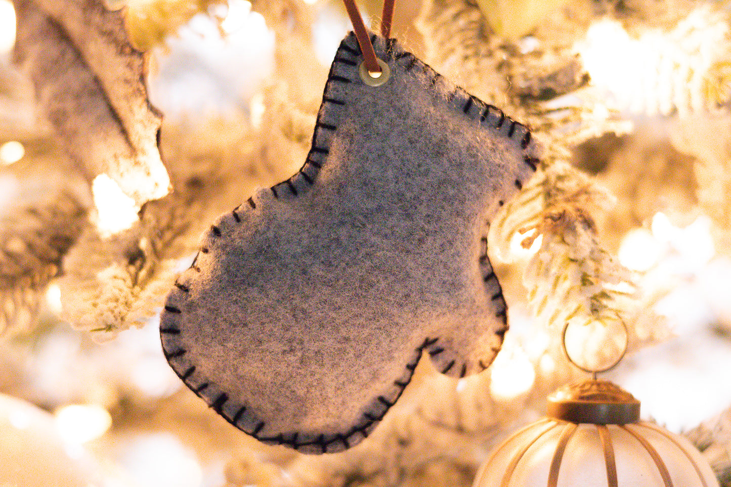 Handcrafted Wool Christmas Ornament – Multiple Styles