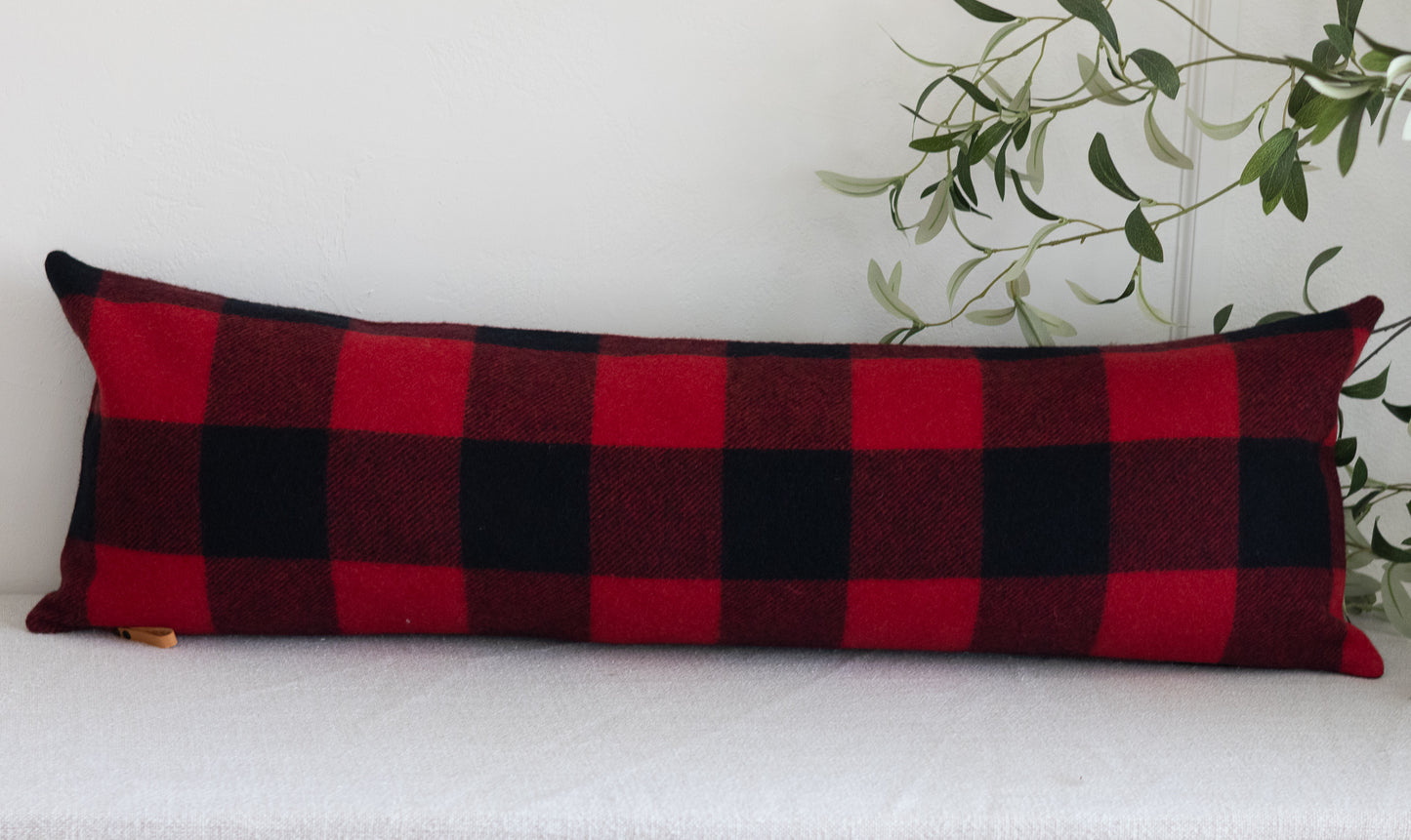 Rob Roy Long Lumbar Pillow Cover – Final Edition | Retired Motor Robe Wool