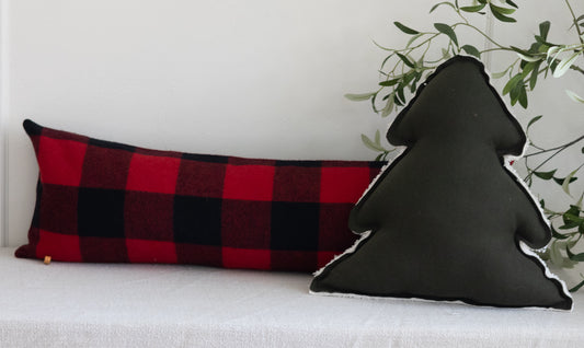 Rob Roy Long Lumbar Pillow Cover – Final Edition | Retired Motor Robe Wool