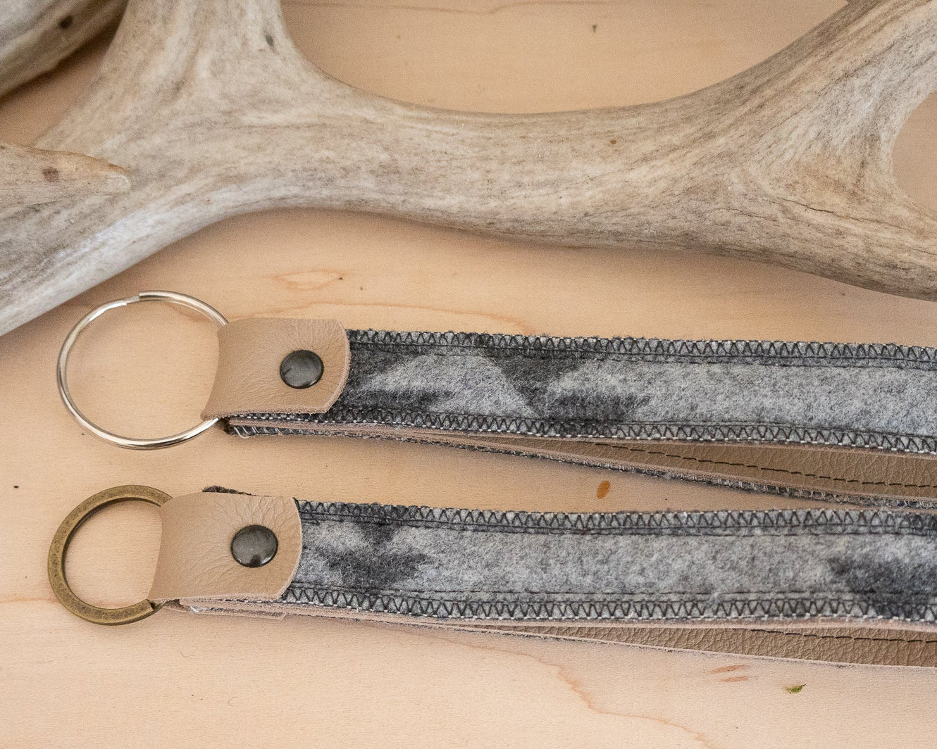 Wool Key Fob Wristlet – Southwestern Wool & Leather