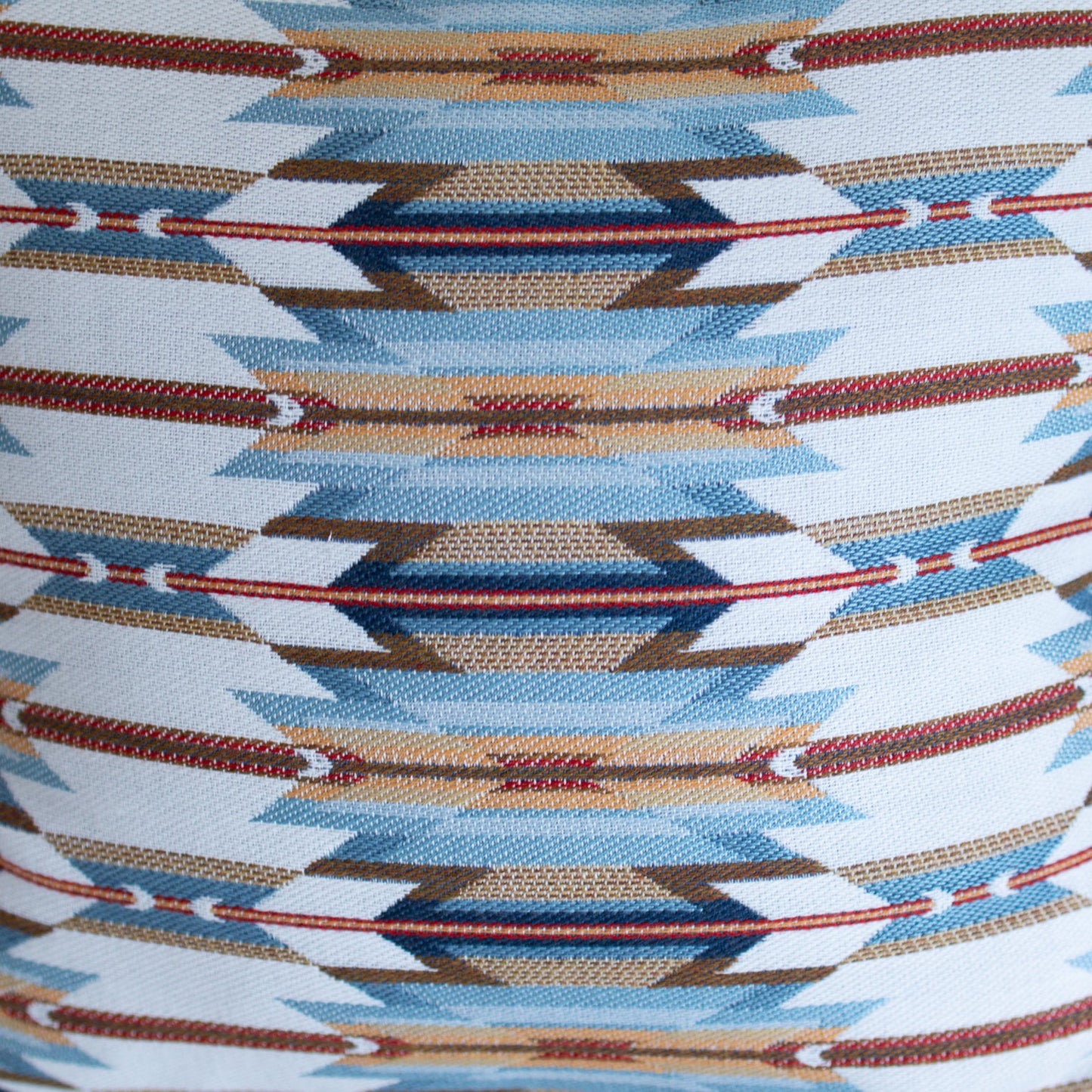 Close-up of a Wyeth Trail pattern on a white background