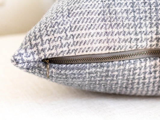 Gray & Bone Ombre Wool Pillow Cover – Final Edition in Retired Eco-Wise Wool