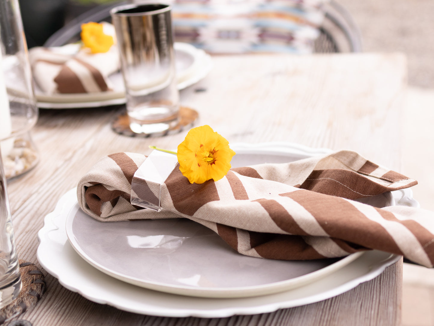 West Elm Cotton Dinner Napkins – Set of 4