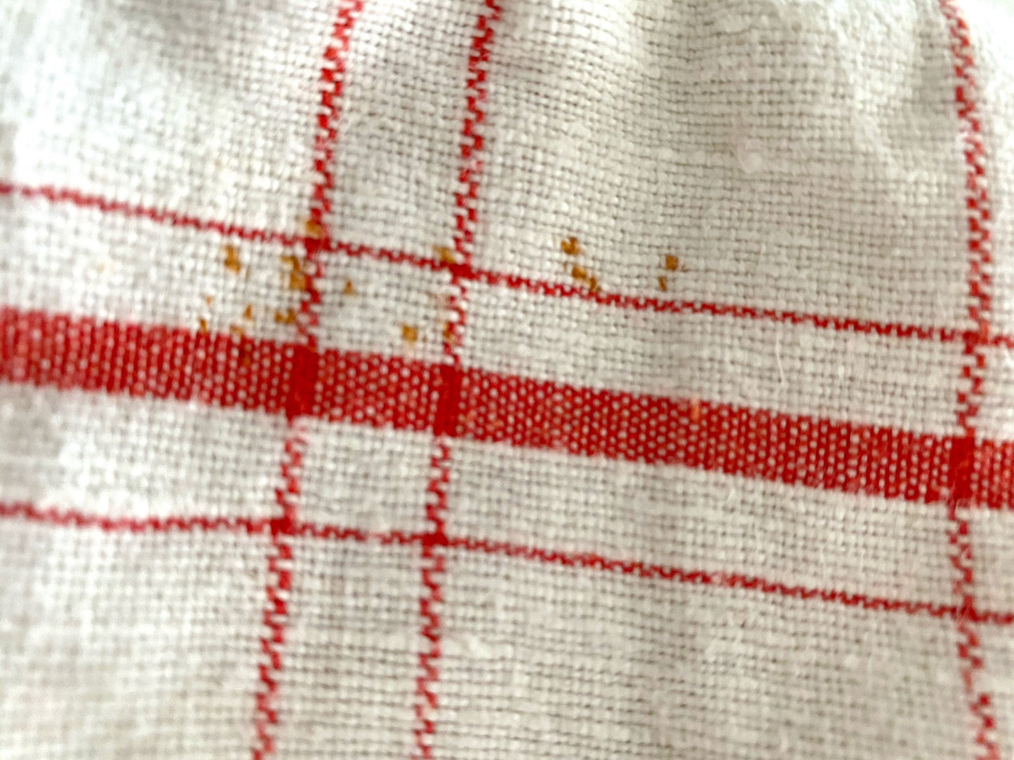 Vintage French Linen Drawstring Bag – One-of-a-Kind, 22"x13"