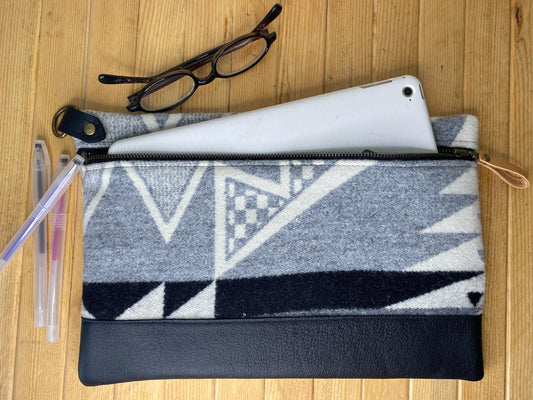 Southwestern Wool Zippered iPad Tablet Case, Electronics Sleeve, Back to School Gift