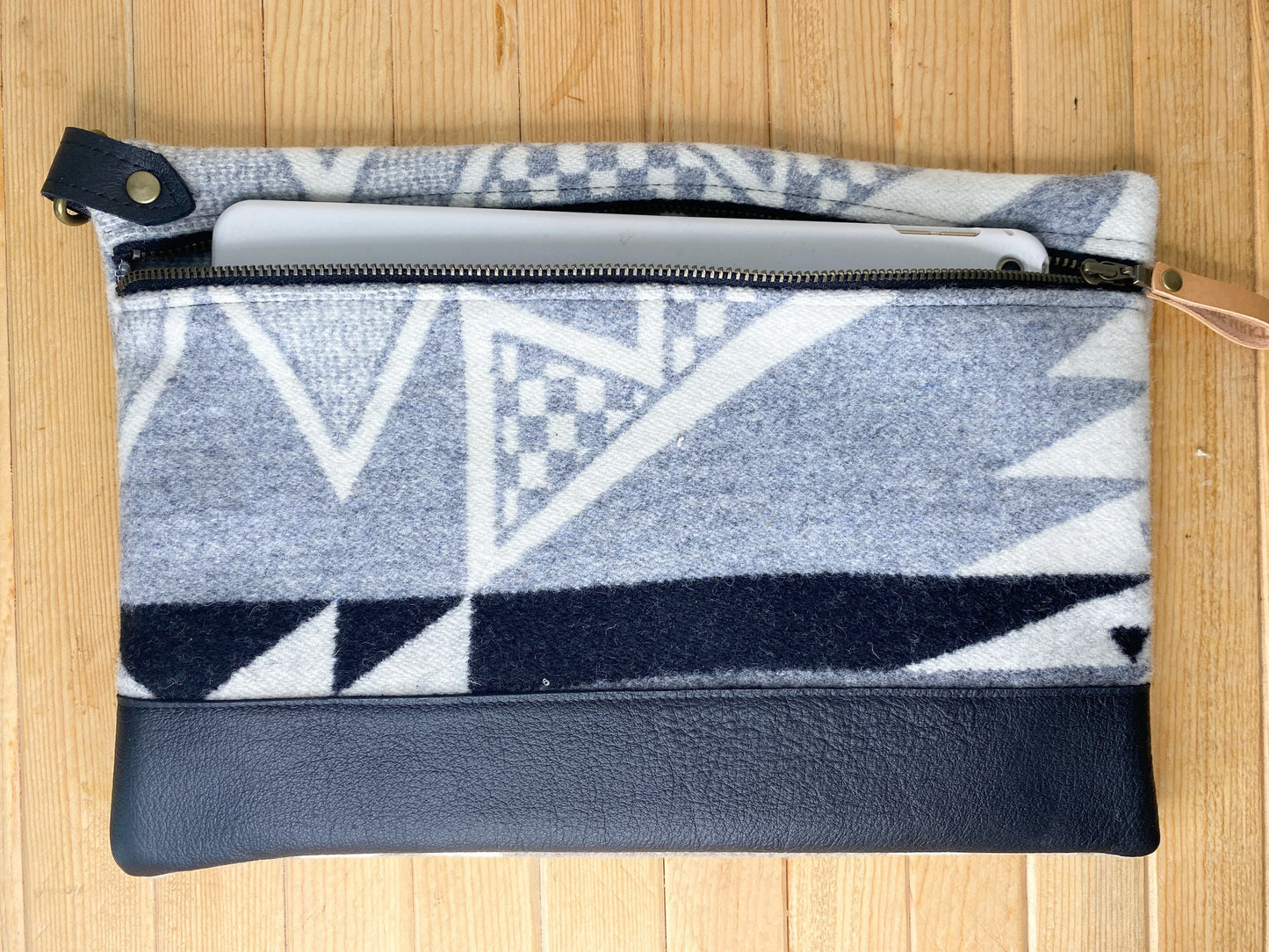 Southwestern Wool Zippered iPad Tablet Case, Electronics Sleeve, Back to School Gift