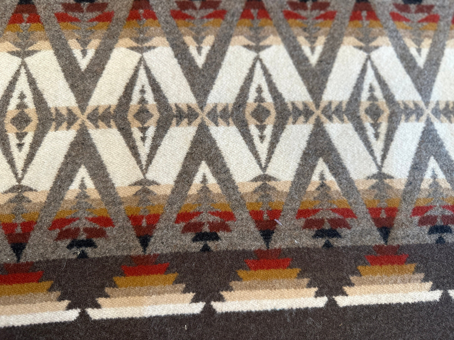 Pacific Crest Brown Wool Pillow Cover – Made-to-Order