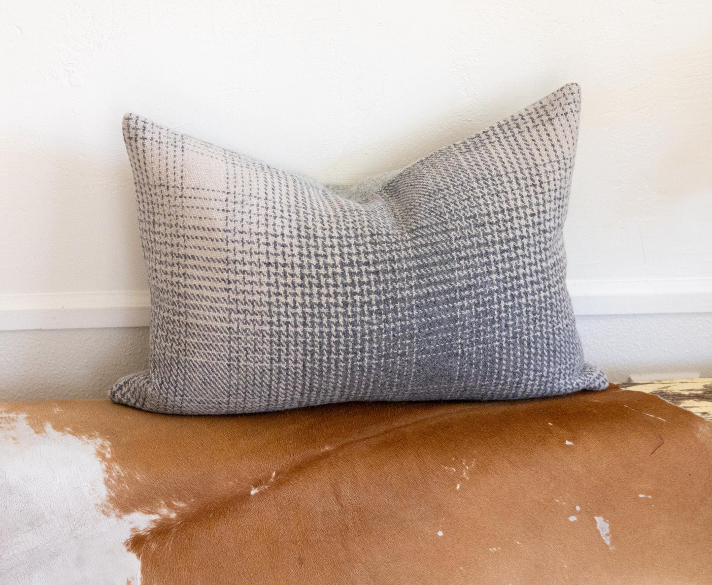 Gray & Bone Ombre Wool Pillow Cover – Washable Eco-Wise Wool