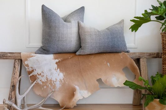 Gray & Bone Ombre Wool Pillow Cover – Washable Eco-Wise Wool