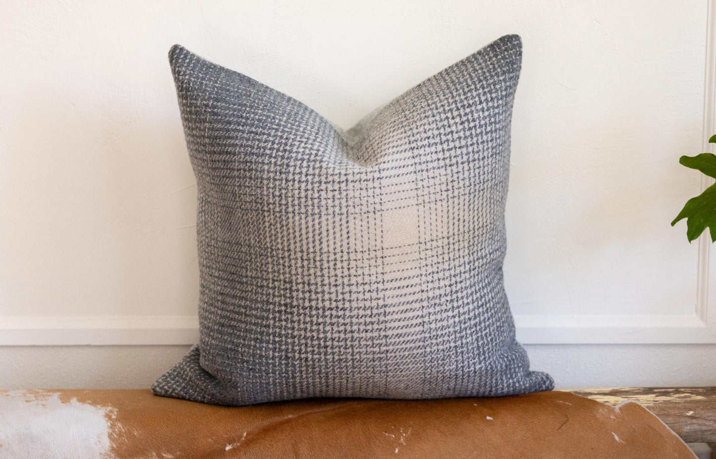 Gray & Bone Ombre Wool Pillow Cover – Washable Eco-Wise Wool