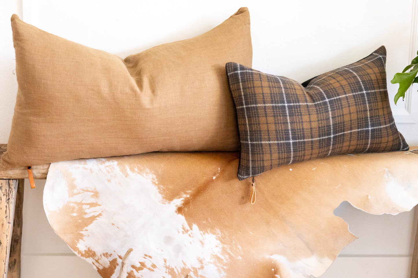 Ginger Copper Linen Pillow Cover – Made-to-Order, European Linen