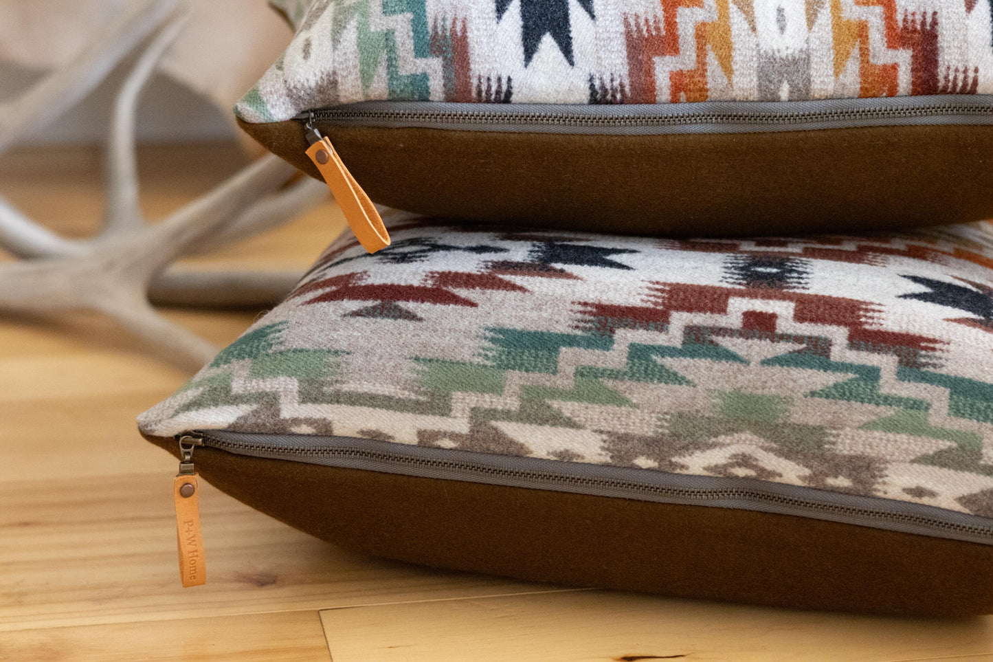 Mesilla Geometric Wool Pillow Cover – Southwestern Throw Accent Pillow