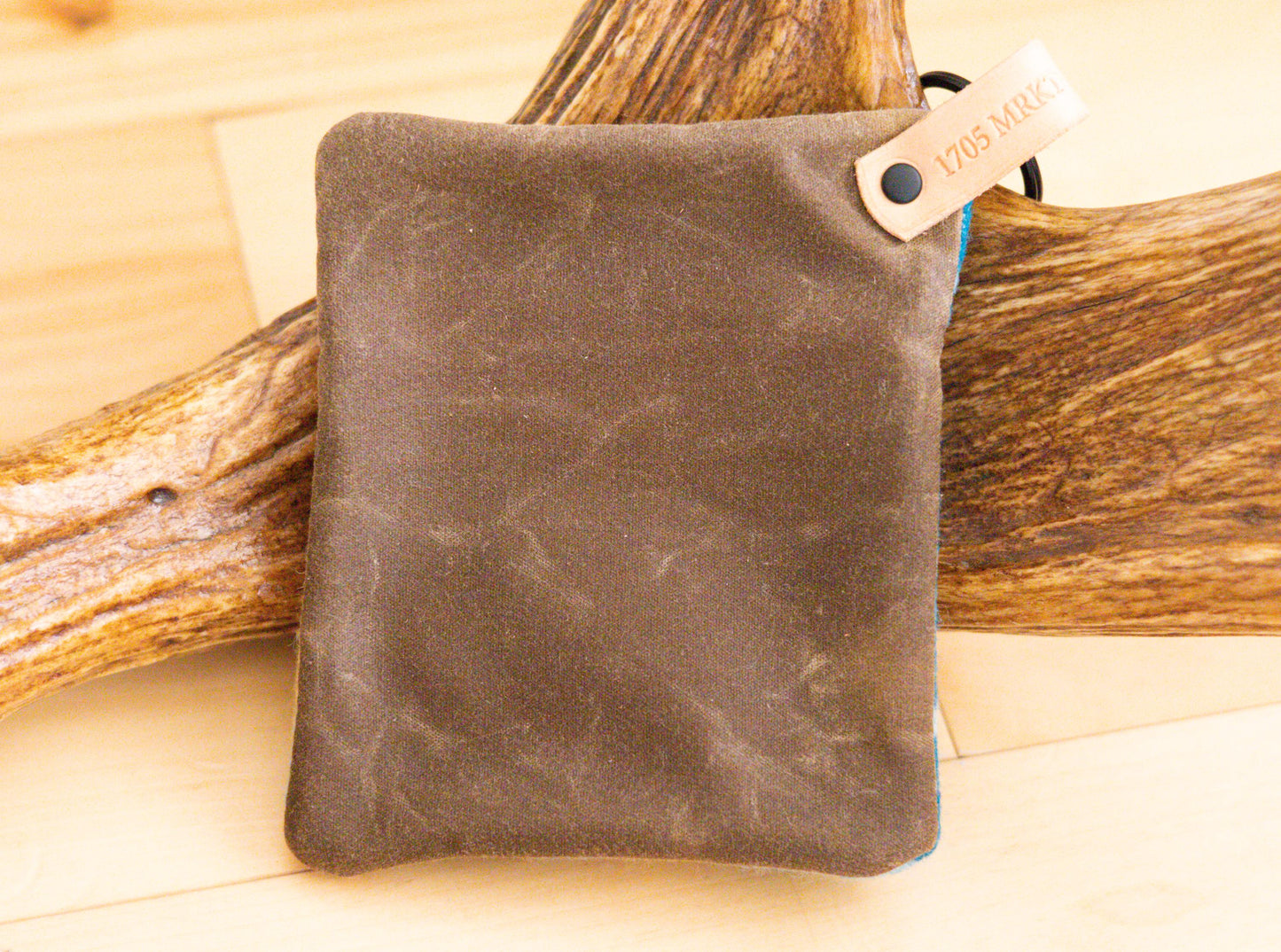 Handmade Wool Zippered Coin Purse: Southwestern Style