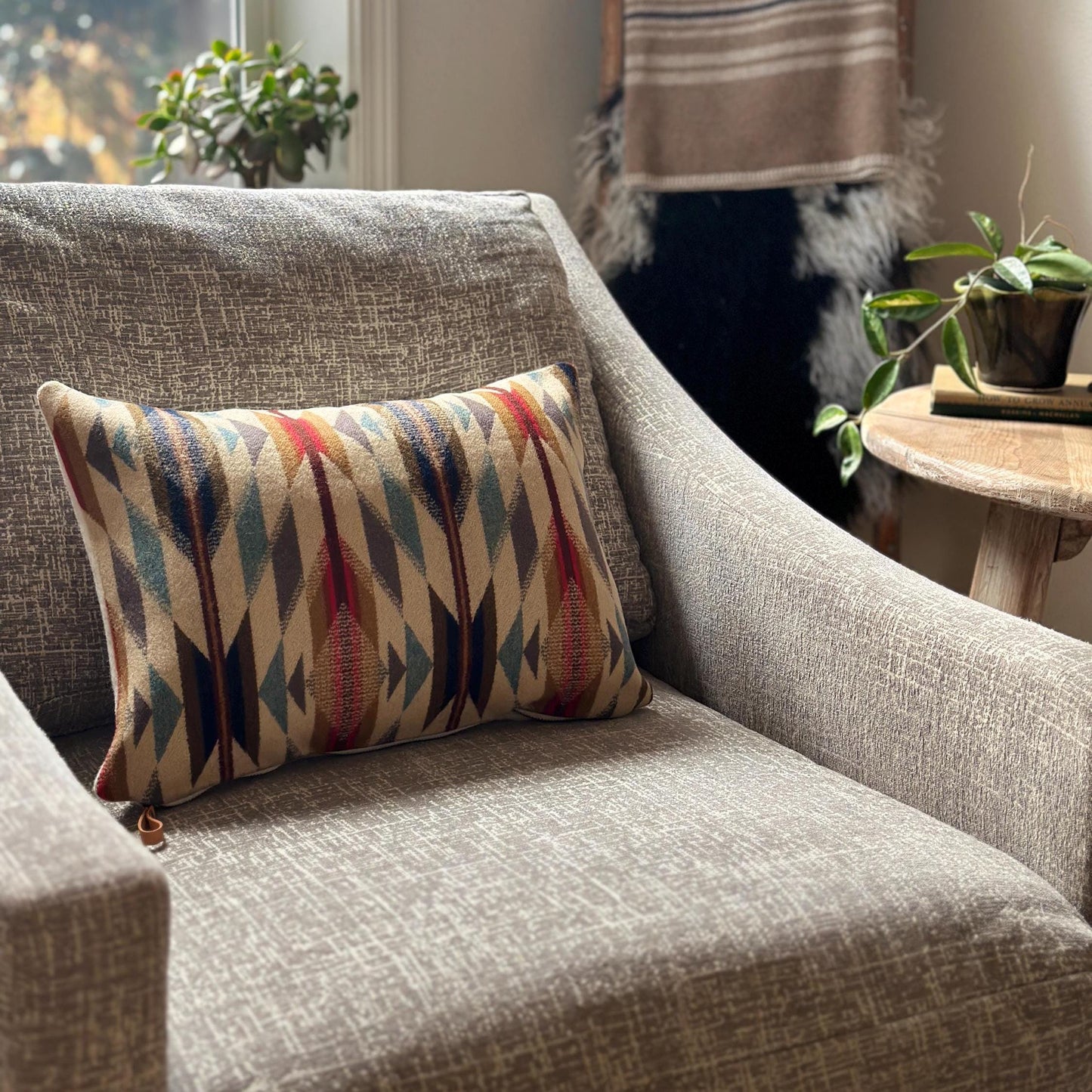 Wyeth Trail Wool Pillow Cover – Rare Discontinued Fabric