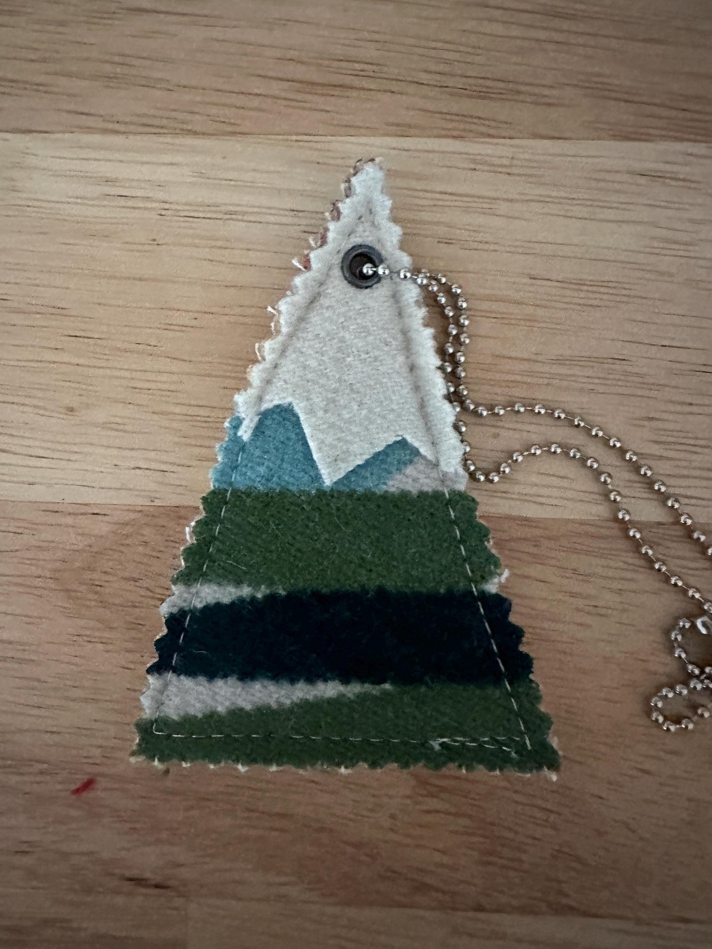 Southwestern Wool Car Air Freshener: Hanging Mountain Oil Diffuser for Vehicles, Essential Oils, Rodeo gift