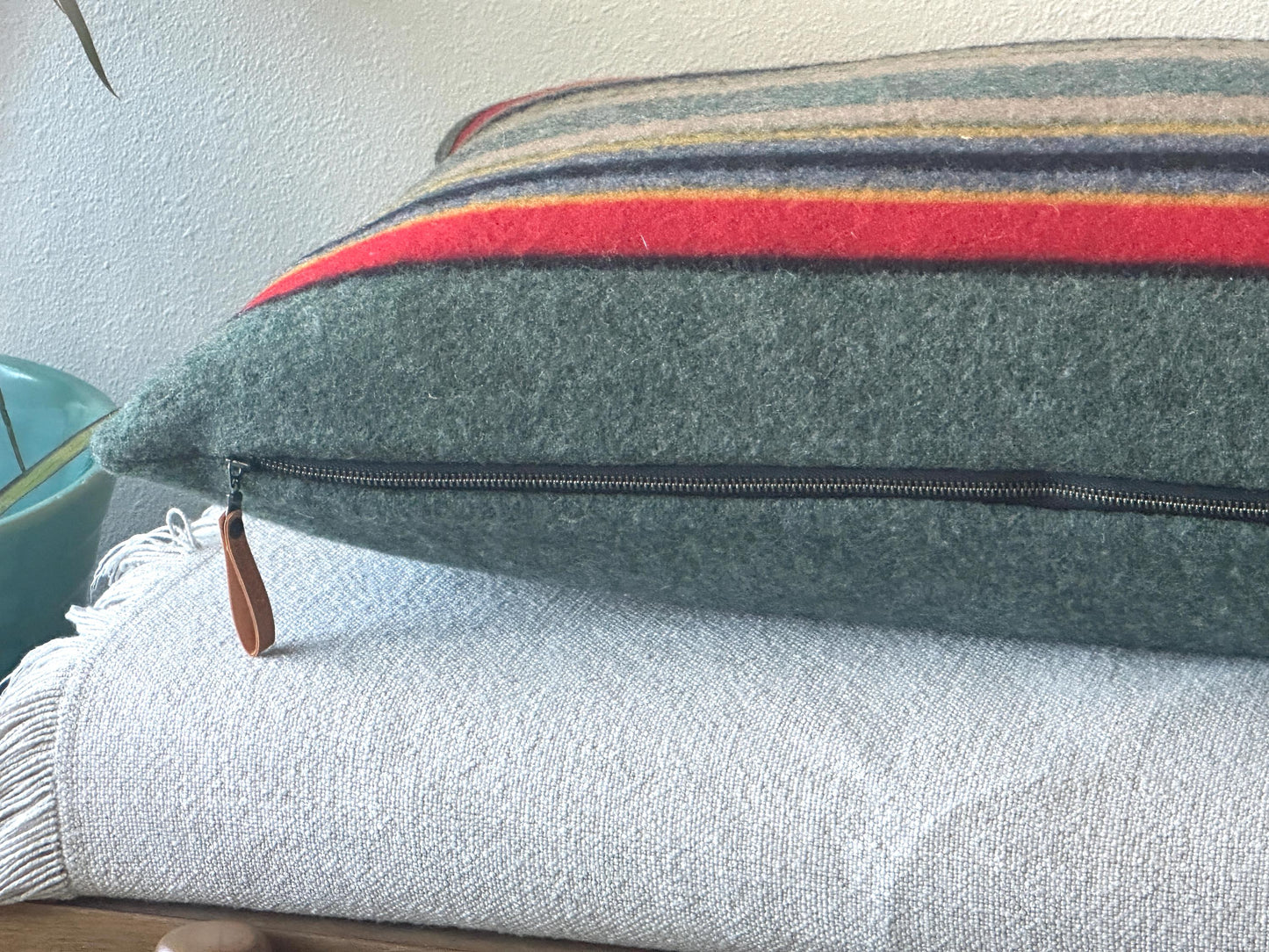 Yakima Camp Green Heather Long Lumbar Pillow Covers