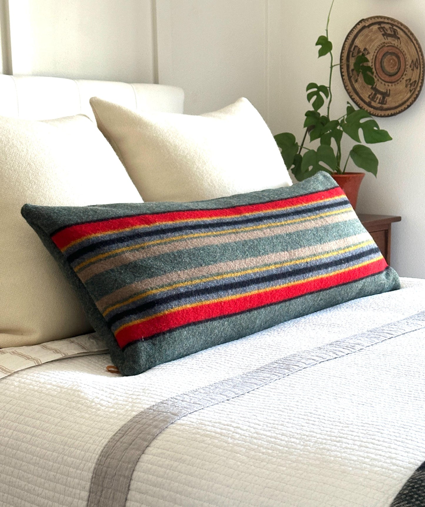 Yakima Camp Green Heather Long Lumbar Pillow Covers