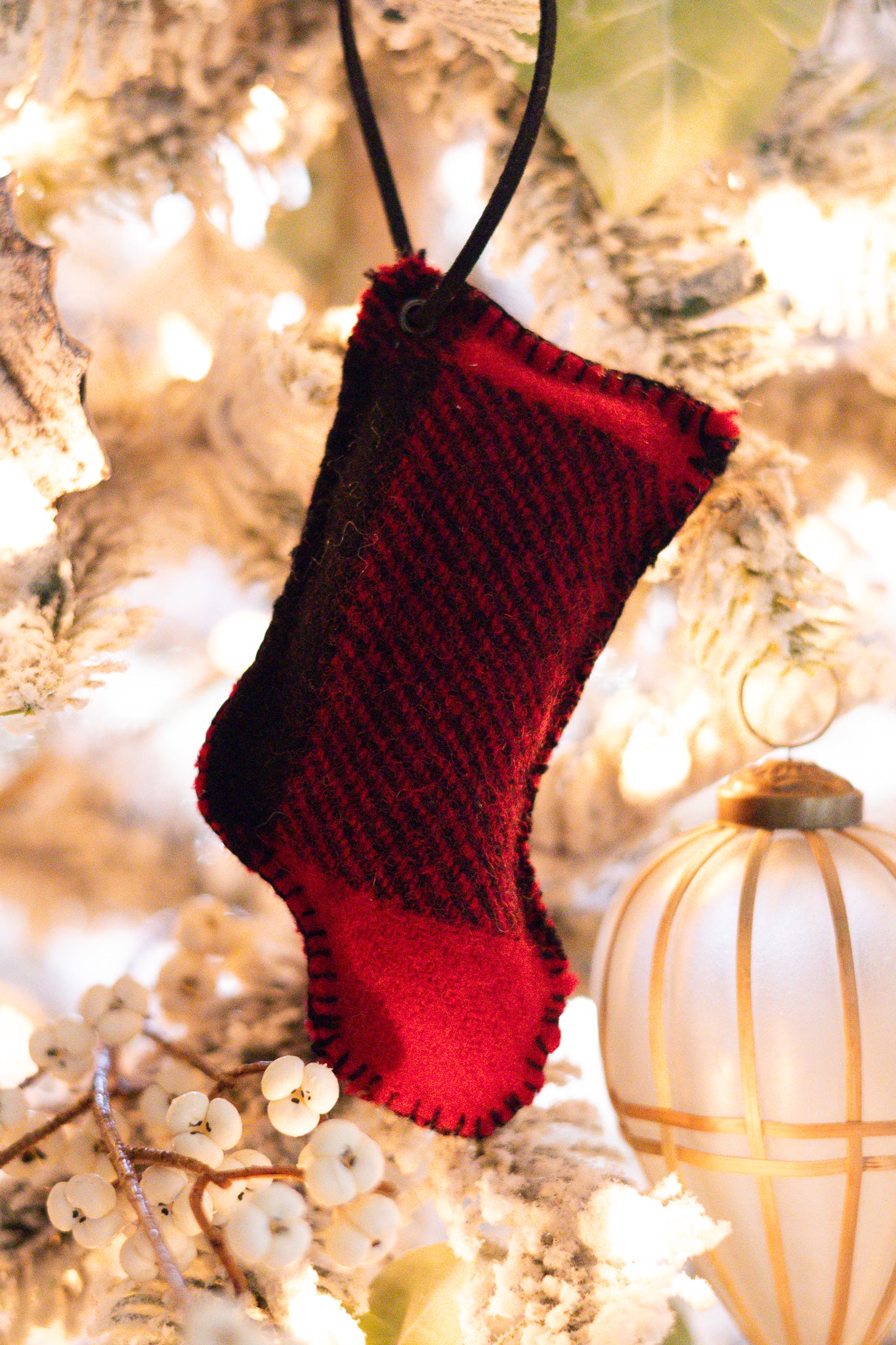 Handcrafted Wool Christmas Ornament – Multiple Styles