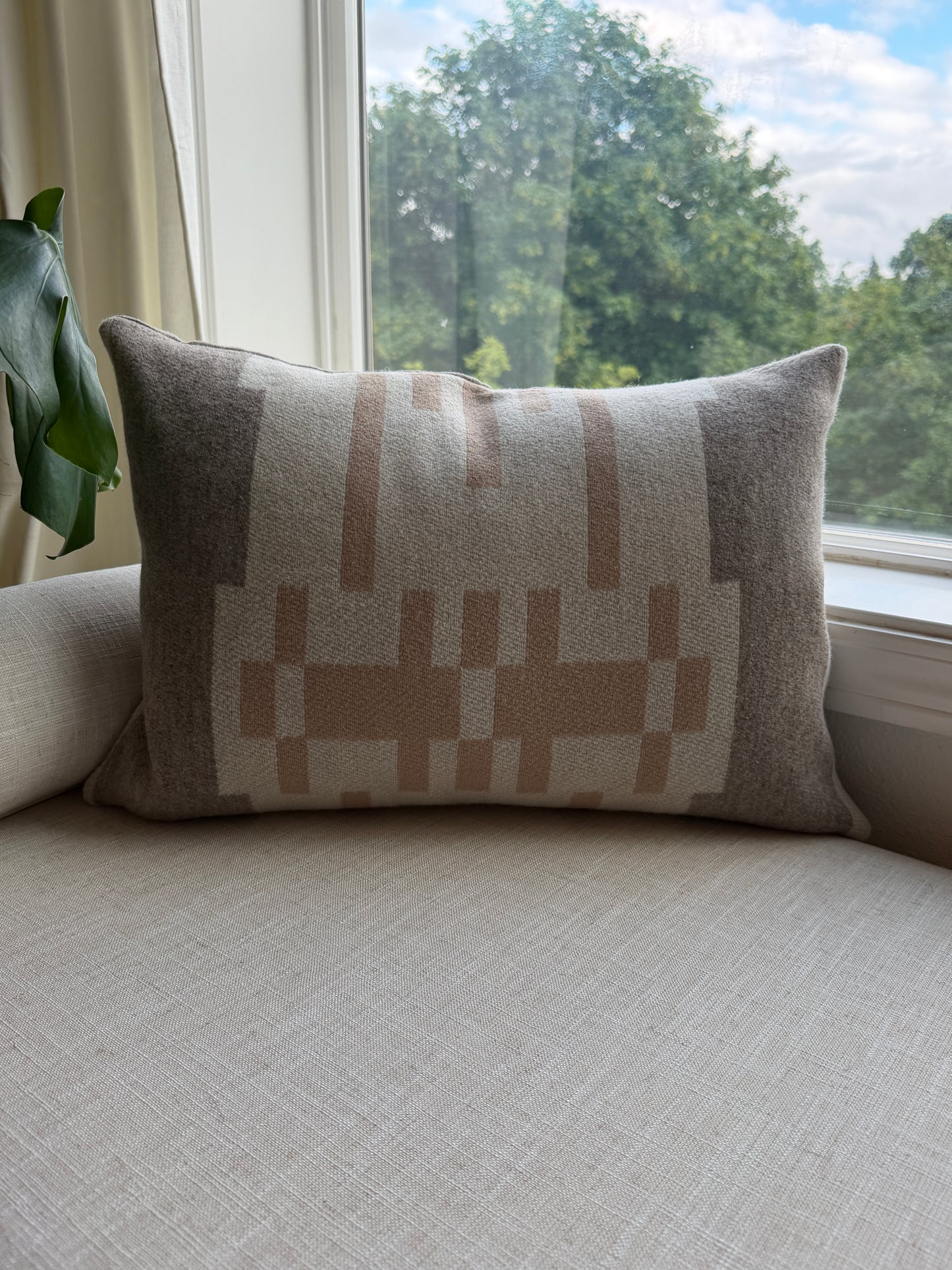 Sandhills Beige Wool Pillow Cover — Limited