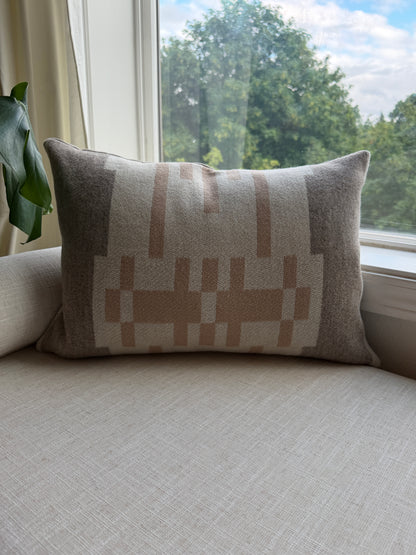 Sandhills Beige Wool Pillow Cover — Limited