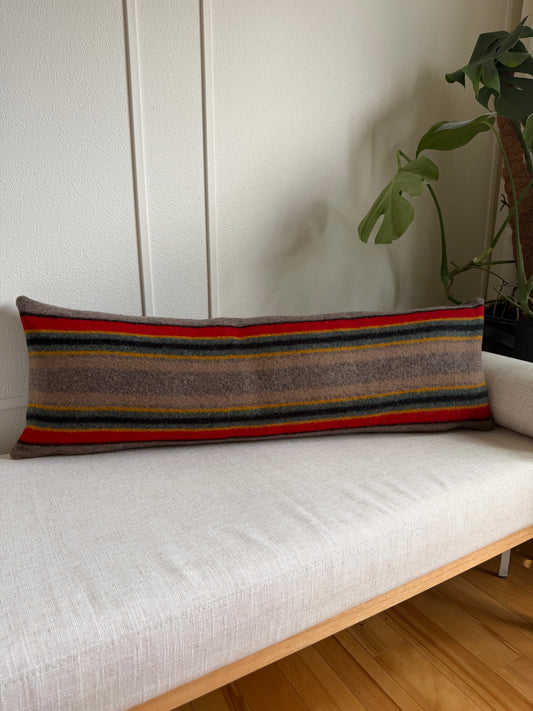Yakima Camp Blanket Mineral Umber Long Lumbar Pillow Covers