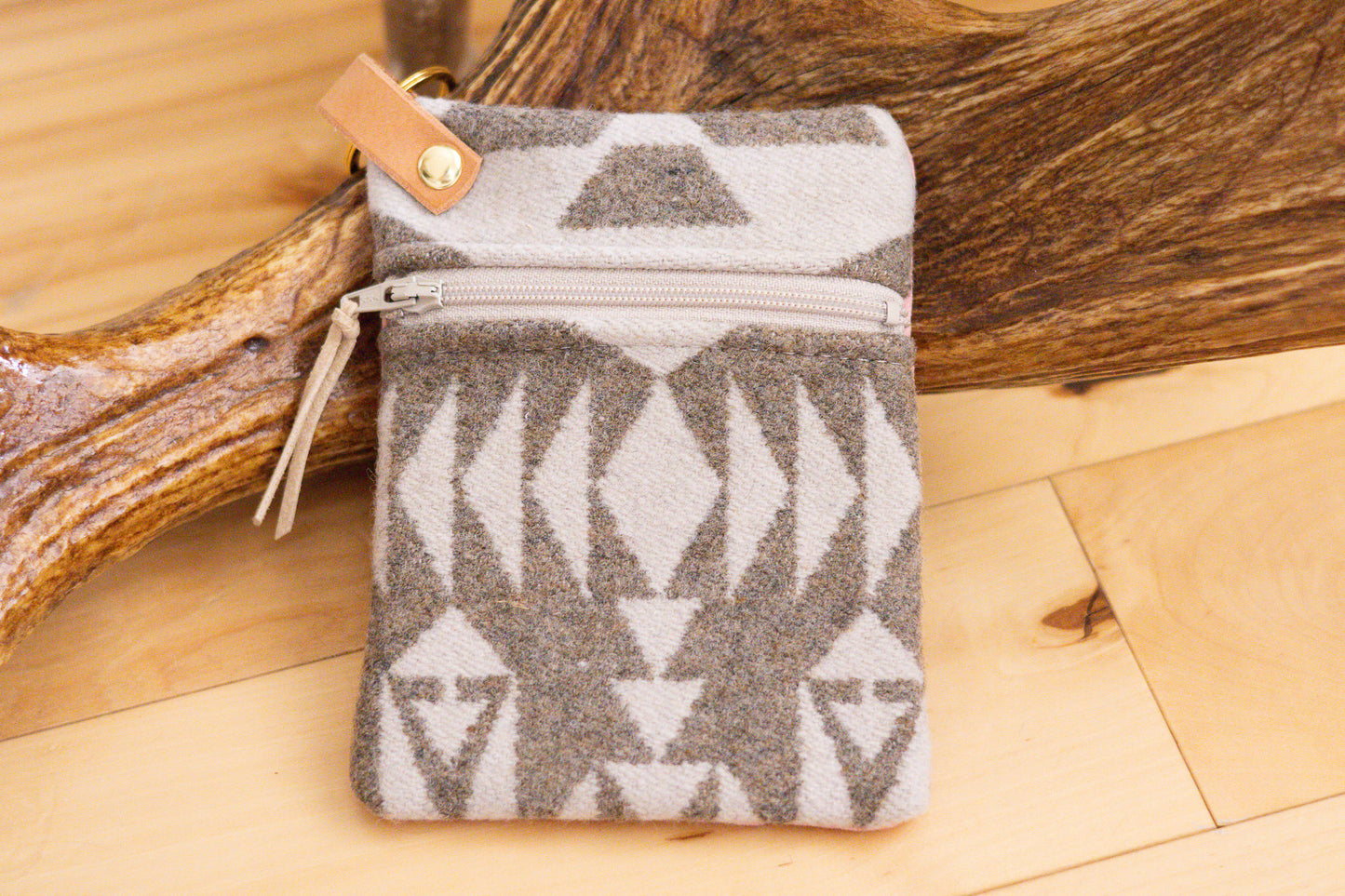 Mini Wool Wallet – Handcrafted Southwestern Design
