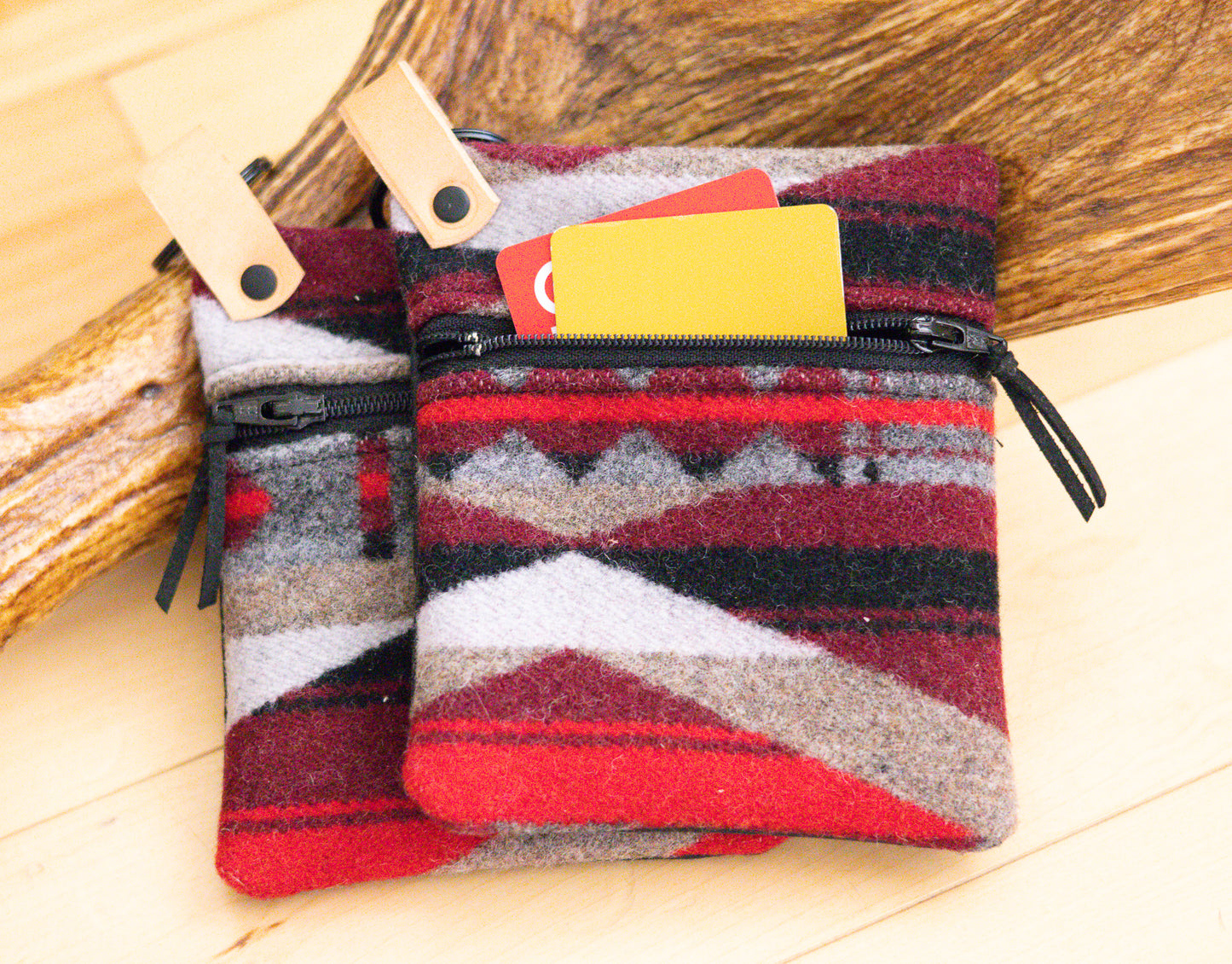Mini Wool Wallet – Handcrafted Southwestern Design