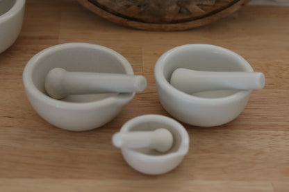 Vintage Ceramic Mortar & Pestle Collection