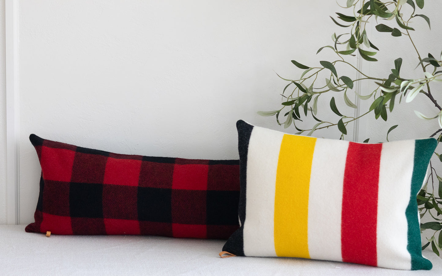 Rob Roy Long Lumbar Pillow Cover – Final Edition | Retired Motor Robe Wool