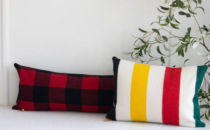 Rob Roy Long Lumbar Pillow Cover – Final Edition | Retired Motor Robe Wool