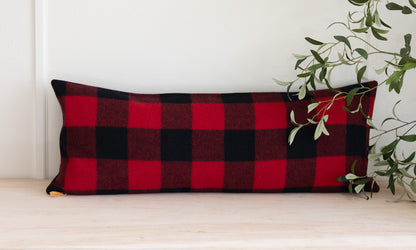 Rob Roy Long Lumbar Pillow Cover – Final Edition | Retired Motor Robe Wool