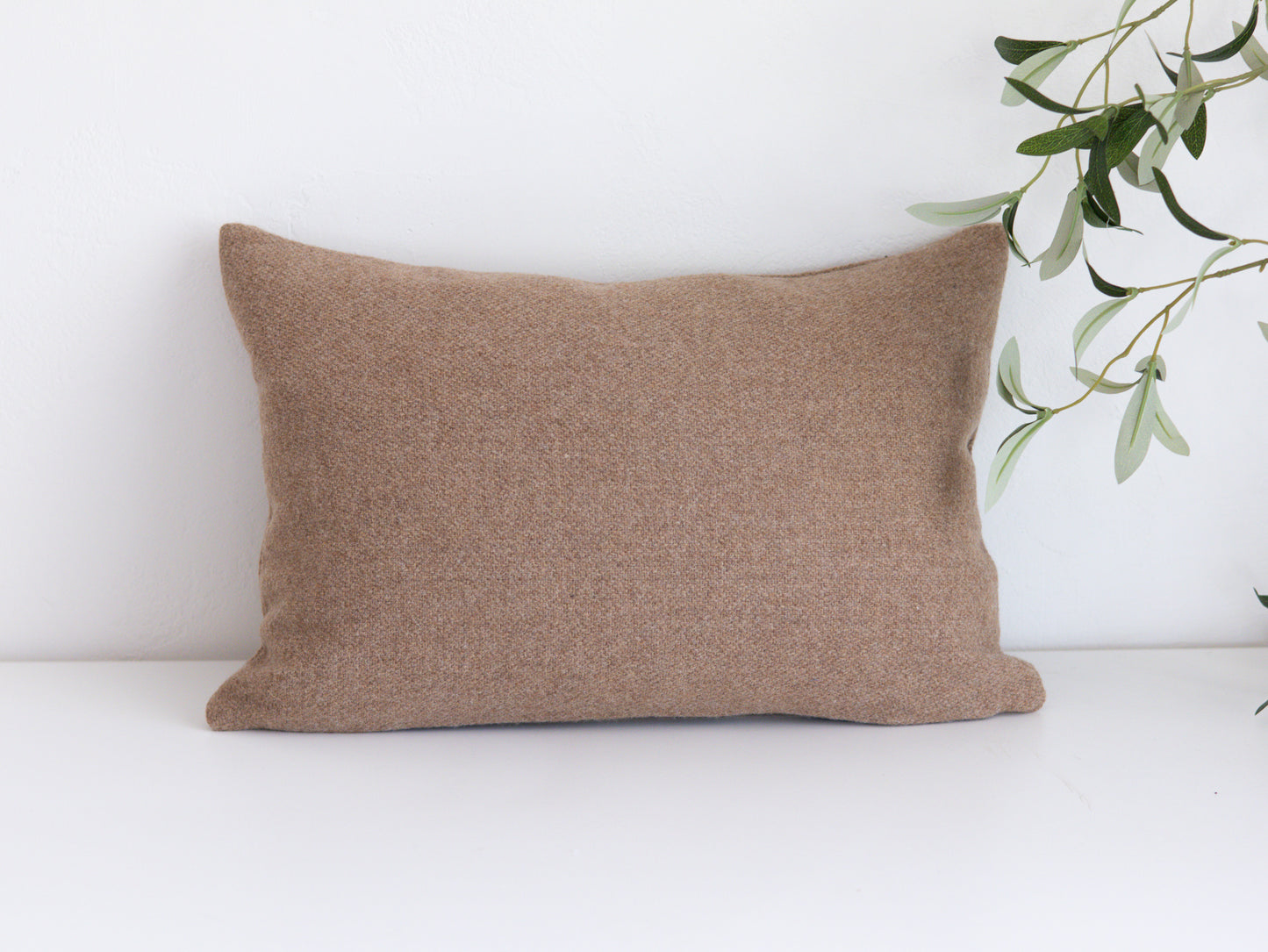 Heathered Camel Washable Wool Pillow Cover – Eco-Wise® Washable Wool