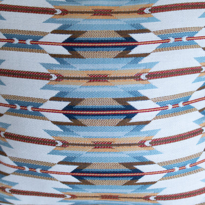Close-up of a Wyeth Trail pattern on a white background