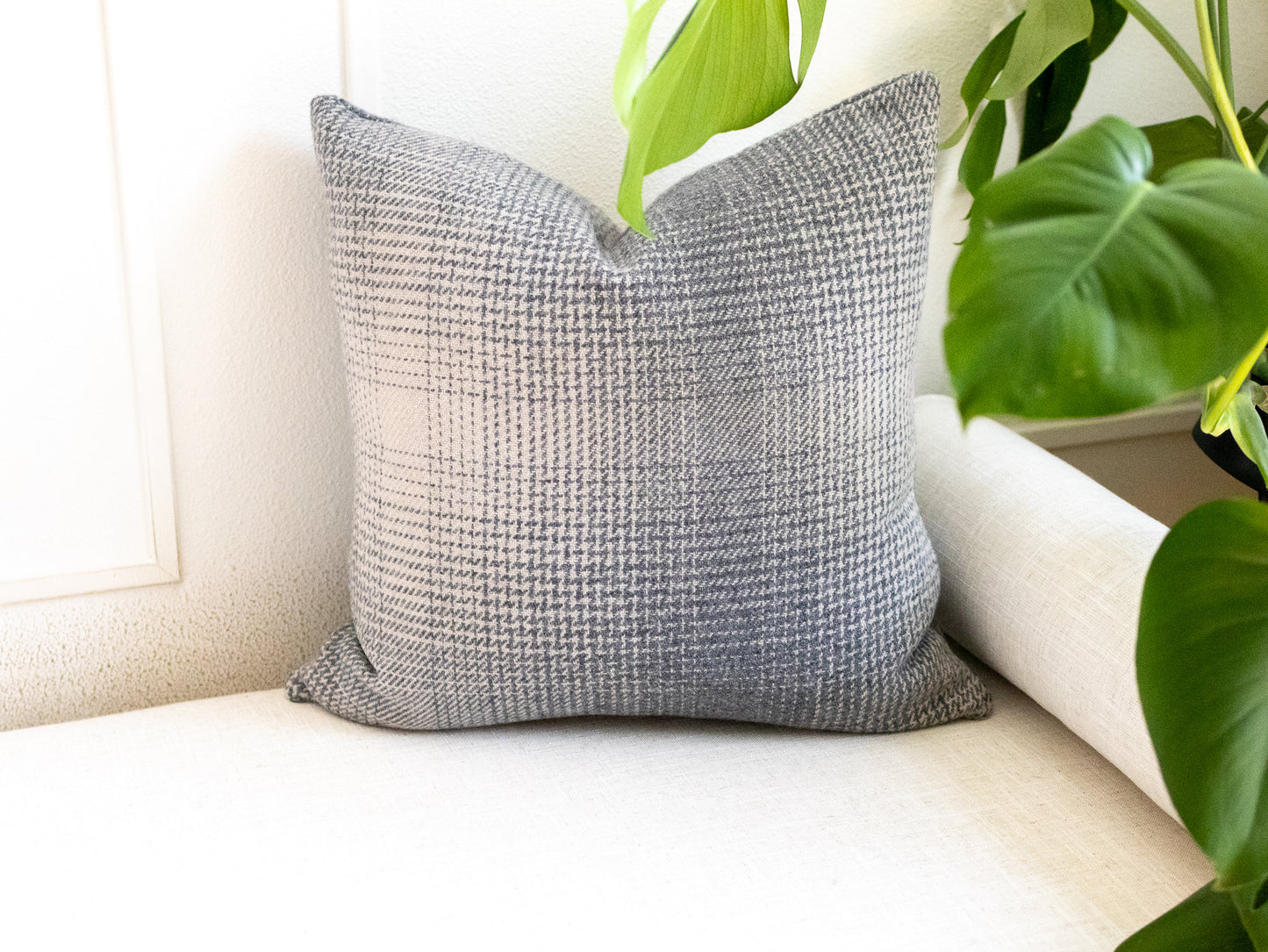 Gray & Bone Ombre Wool Pillow Cover – Final Edition in Retired Eco-Wise Wool