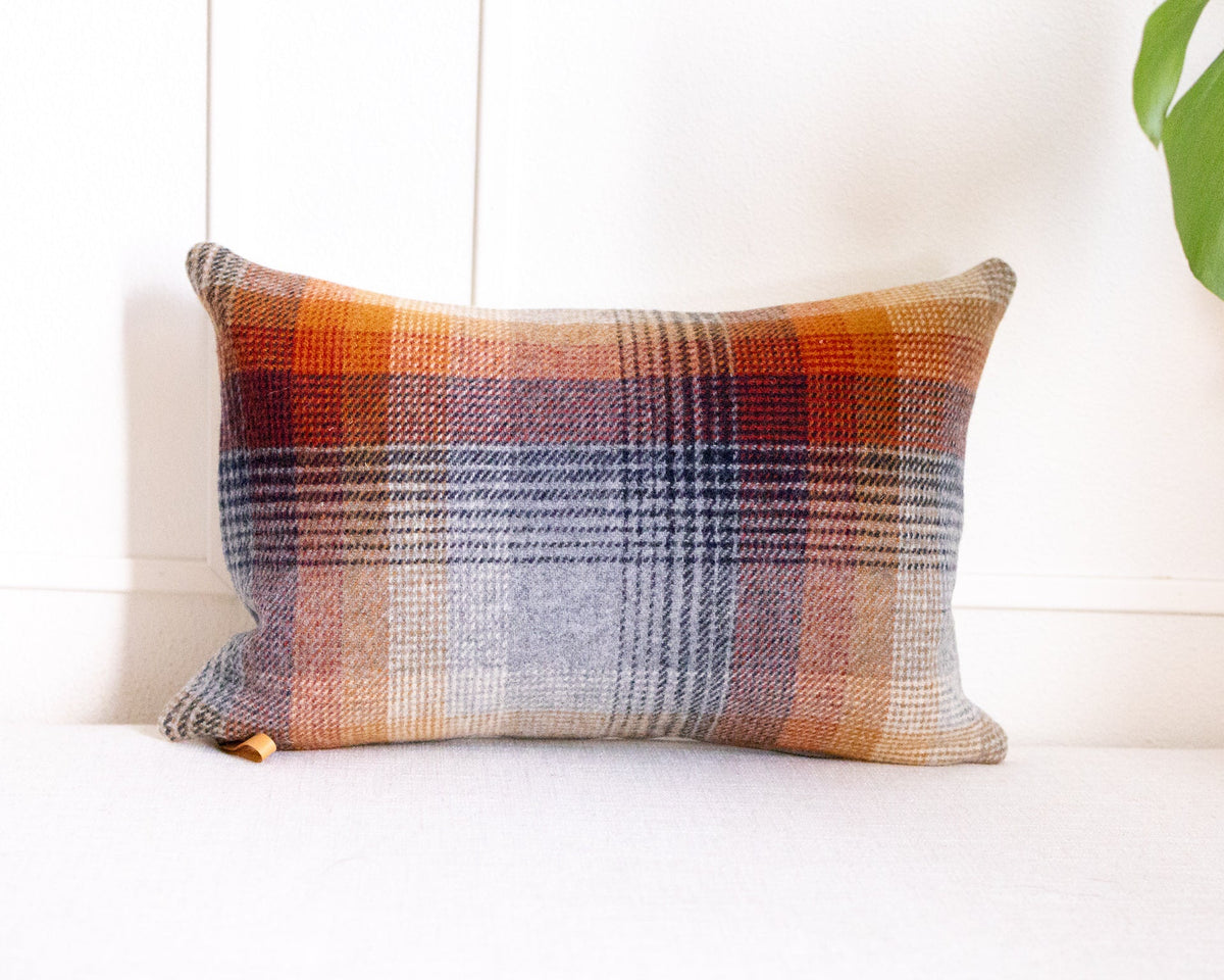 Merced Plaid Wool Pillow Cover