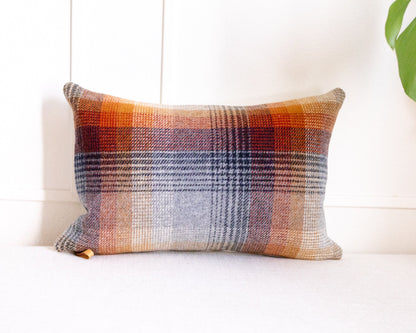 Merced Plaid Wool Pillow Cover