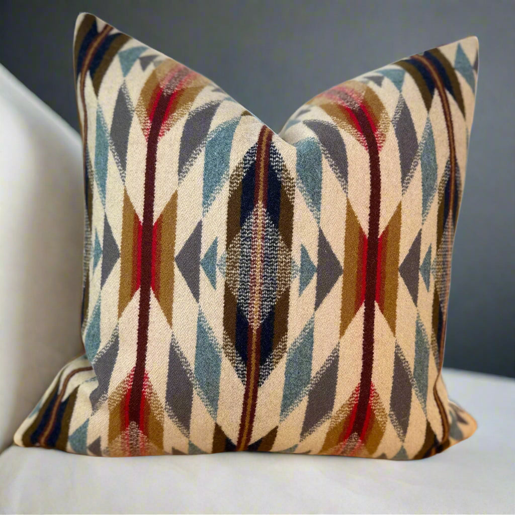 Wyeth Trail Wool Pillow Cover – Rare Discontinued Fabric