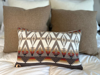 Kate Wool Pillow Cover – Camel Heather, Eco-Wise® Wool