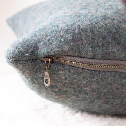 Yakima Camp Blanket Wool Pillow Cover – Green Heather