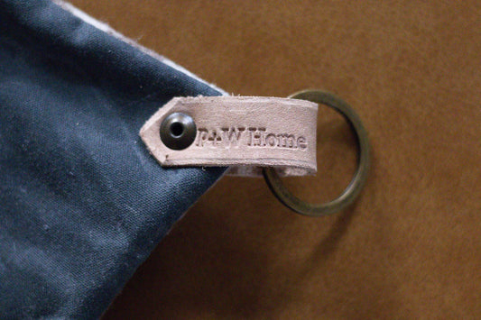 Southwestern style Wool Clutch Zippered ID Holder Small Key Fob Wallet Coin Purse