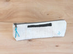 Versatile Mudcloth Zippered Pouch: Pencil Case, Knitting Needle Holder, Makeup Brush Organizer, Ships Fast