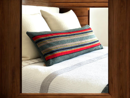 Yakima Camp Green Heather Long Lumbar Pillow Covers