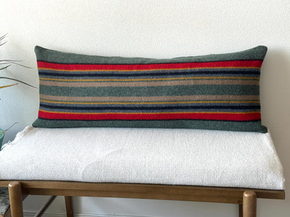 Yakima Camp Green Heather Long Lumbar Pillow Covers