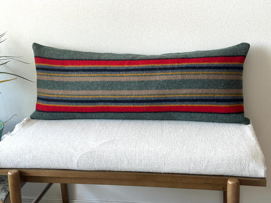 Yakima Camp Green Heather Long Lumbar Pillow Covers